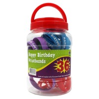 Teacher Created Resources Tcr6577 Happy Birthday Wristband Pack Of 36