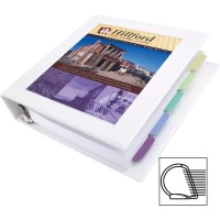 Averyreg Heavyduty Framed View 3Ring Binder 12 Binder Capacity Letter 8 12 X 11 Sheet Size 135 Sheet Capacity 3