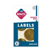 Maco Notary Gold Foil Seals