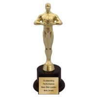 Achievement Gold Toned Award Trophy 10625 With 4 Lines Of Custom Text For Award Ceremonies Party Favors Theme Party Birthd