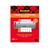 Scotch Thermal Laminating Pouches 200 Pack Laminating Sheets 3 Mil 89 X 114 Inches Education Supplies Craft Supplies For U