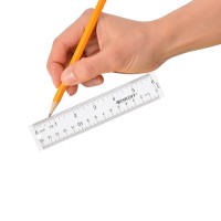 Westcott 10561 Acrylic Clear Ruler 6 In