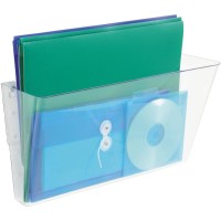 Deflecto Ez Link Stackable Docupocket 1 Compartments 7 Height X 163 Width X 4 Depth Stackable Clear 1 Each