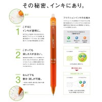 Pilot Frixion Ball Knock Retractable Gel Ink Pen 05Mm 10 Colors Lfbk230Ef10C