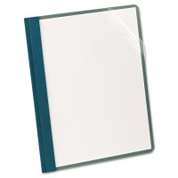 Oxford 57872 Earthwise By Oxford Recycled Clear Front Report Covers Letter Size Blue 25Bx