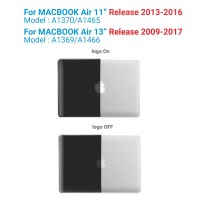 Ibenzer Compatible With Old Version Macbook Air 13 Inch Case 20172010 Release Models A1466A1369 Plastic Hard Shell Case W