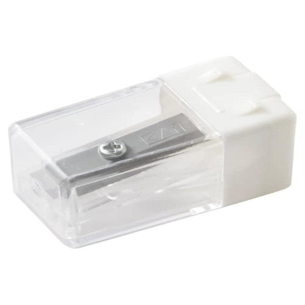 Muji Small White Pencil Sharpener Made In Japan New 2013