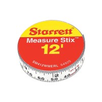 Starrett Tape Measure Stix With Adhesive Backing Mount To Work Bench Saw Table Drafting Table 12 X 12 English Metric