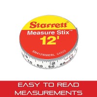 Starrett Tape Measure Stix With Adhesive Backing Mount To Work Bench Saw Table Drafting Table 12 X 12 English Metric