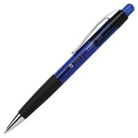 Office Depot Softgrip Retractable Ballpoint Pens Medium Point 10 Mm Blue Barrel Blue Ink Pack Of 12