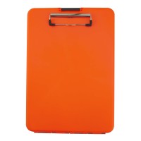 Saunders Bright Orange Slimmate Plastic Storage Clipboard Letter Size Form Holder Ergonomic Recordkeeping Clipboard For Profe