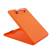 Saunders Bright Orange Slimmate Plastic Storage Clipboard Letter Size Form Holder Ergonomic Recordkeeping Clipboard For Profe