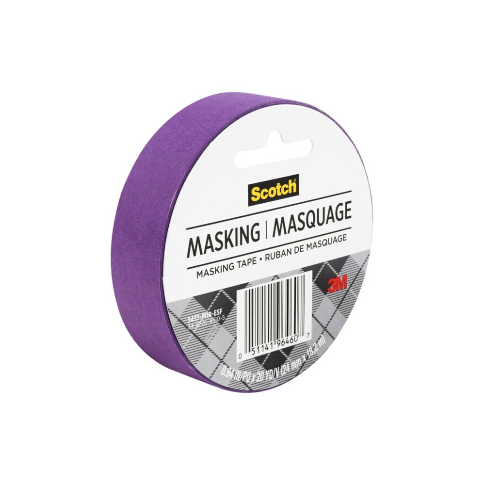 Scotch Expressions Masking Tape 0 94Inch X 20Yards Purple Mmm3437Pur