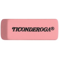 Ticonderoga Wedge Erasers Pink 3 Count