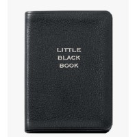 Little Black Book Address Book Genuine Leather 3X5