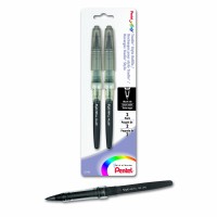 Pentel Arts Tradio Stylo Sketch Pen Refill Black Ink Pack Of 2 Mlj20Bp2A