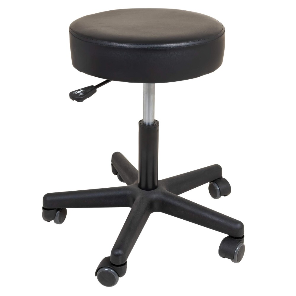 Roscoe Medical Rolling Stool Stool With Wheels Round Adjustable Work Stool For Work Office Desk Salon Drafting Spa