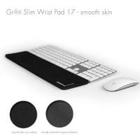 Grifiti Slim Wrist Pad 17 X 4 X 025 Wrists Rest Pads For Slim Profitle Computer Keyboards Ergonomic Keyboard Support Ac