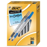 Bic Round Stic Grip Ballpoint Pen