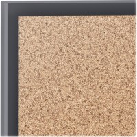 Quartet Cork Board Bulletin Board 4 X 3 Corkboard Black Frame 2304B