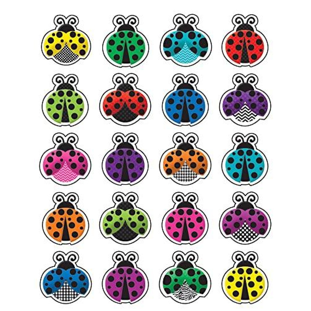 Teacher Created Resources 5462 Colorful Ladybugs Stickers