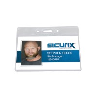 Sicurix Badge Holder Horizontal 50Pack 67815