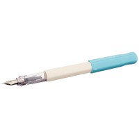 Pilot Kakuno Mediumnib Fountain Pen White Body Soft Blue Cap Fka1Srslm