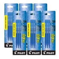 Pilot Gel Ink Refills For Frixion Erasable Gel Ink Pen Fine Point Blue Ink 6 Packs Total Of 18 Refills 77331