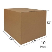 Uboxes Moving Boxes Medium 18X14X12Inches Pack Of 10 Professional Moving Box