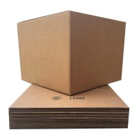 Large Moving Boxes 6 Pack 20X20X15Inches Packing Cardboard Box