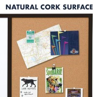 Quartet Combination Whiteboard Corkboard 2 X 3 Combo White Board Cork Board Black Frame 95223B