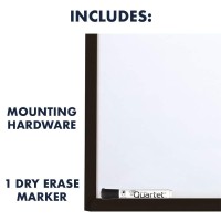 Quartet Combination Whiteboard Corkboard 2 X 3 Combo White Board Cork Board Black Frame 95223B