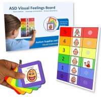 How Do You Feel Feeling Chart Premium Durable Plastic Communication Cards Visual Schedule Kids Special Education Classroom