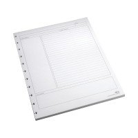 Staples Arc Notebook Project Planner Filler Paper Lettersized White 50 Sheets