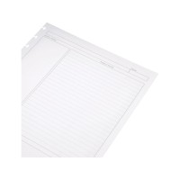 Staples Arc Notebook Project Planner Filler Paper Lettersized White 50 Sheets