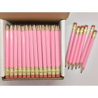 Half Pencils With Eraser Golf Classroom Pew Hexagon Sharpened 2 Pencil Color Pastel Pink Box Of 72 Golf Pocket Penci