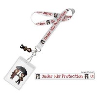 Doctor Who Under His Protection With 3D Matt Smith Lanyard Charm