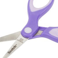 Scotch 5 Soft Touch Blunt Kid Scissors Purple 12 Count Teachers Pack Ideal For School Supplies And Classroom Projects