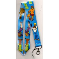 1 X Scooby Doo And Gang Lanyard Keychain And Badge Holder