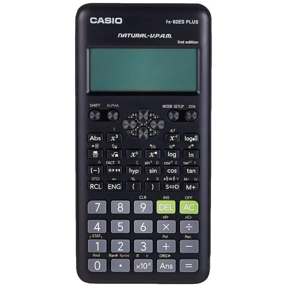 Casio Fx82Es Fx82Es Plus Bk Display Scientific Calculations Calculator With 252 Functions