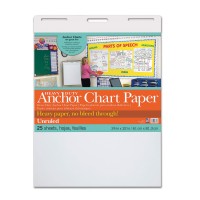 Pacon Pac3371 Heavy Duty Anchor Chart Paper Unruled White 24 Width 32 Length 25 Sheets