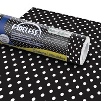 Fadeless Bulletin Board Paper Faderesistant Paper For Classroom Decor 48 X 50 Classic Dotsblack White 1 Roll