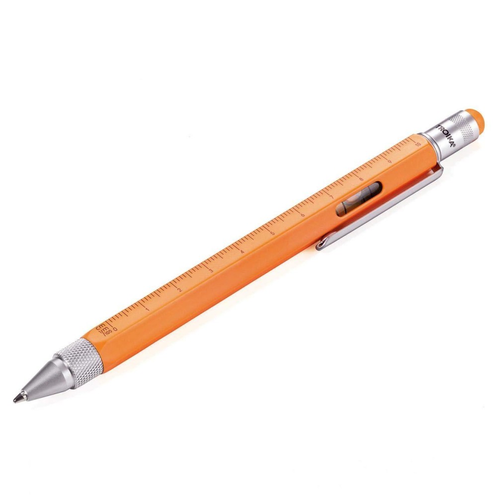 Troika Construction Ballpoint Pen Neon Orange Pip20No