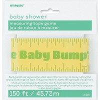 How Big Is The Baby Bump Yellow Measuring Tape Game 150Ft 1 Piece Perfect Baby Bump Measuring Tape Party Activity For