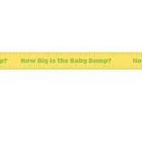 How Big Is The Baby Bump Yellow Measuring Tape Game 150Ft 1 Piece Perfect Baby Bump Measuring Tape Party Activity For