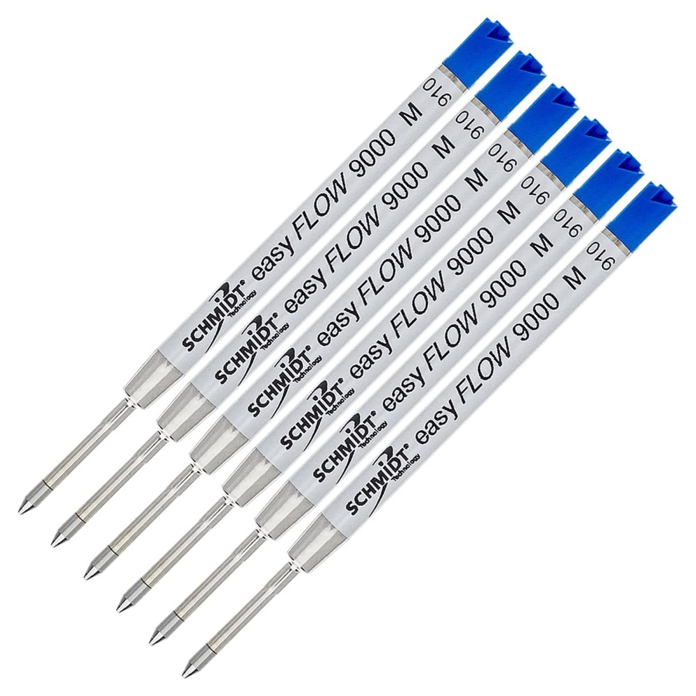 6 Pack Schmidt Easyflow 9000 Blue Ink