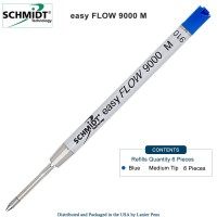 6 Pack Schmidt Easyflow 9000 Blue Ink