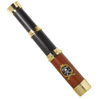 Amscan 840853 Black Pirate Spyglass Telescope 1 Piece Blackbrown 12