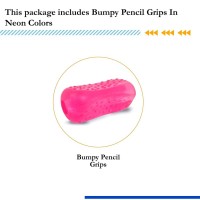 The Pencil Grip Bumpy Grip Ergonomic Writing Aid Neon Pencil Grips 6 Count Tpg12006