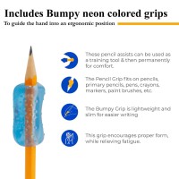 The Pencil Grip Bumpy Grip Ergonomic Writing Aid Neon Pencil Grips 6 Count Tpg12006